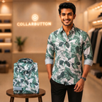 3 Formal Full Sleeve Printed Shirt For Men ( P21 )