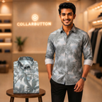 3 Formal Full Sleeve Printed Shirt For Men ( P22 )