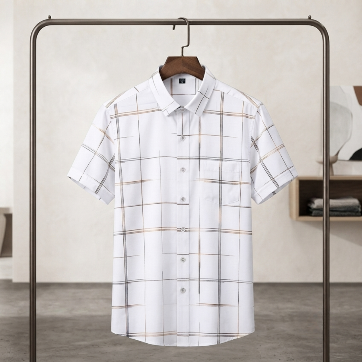 Men's Premium Checked Shirt | Stylish, Comfortable & Perfect for Everyday Wear  | HSS-44