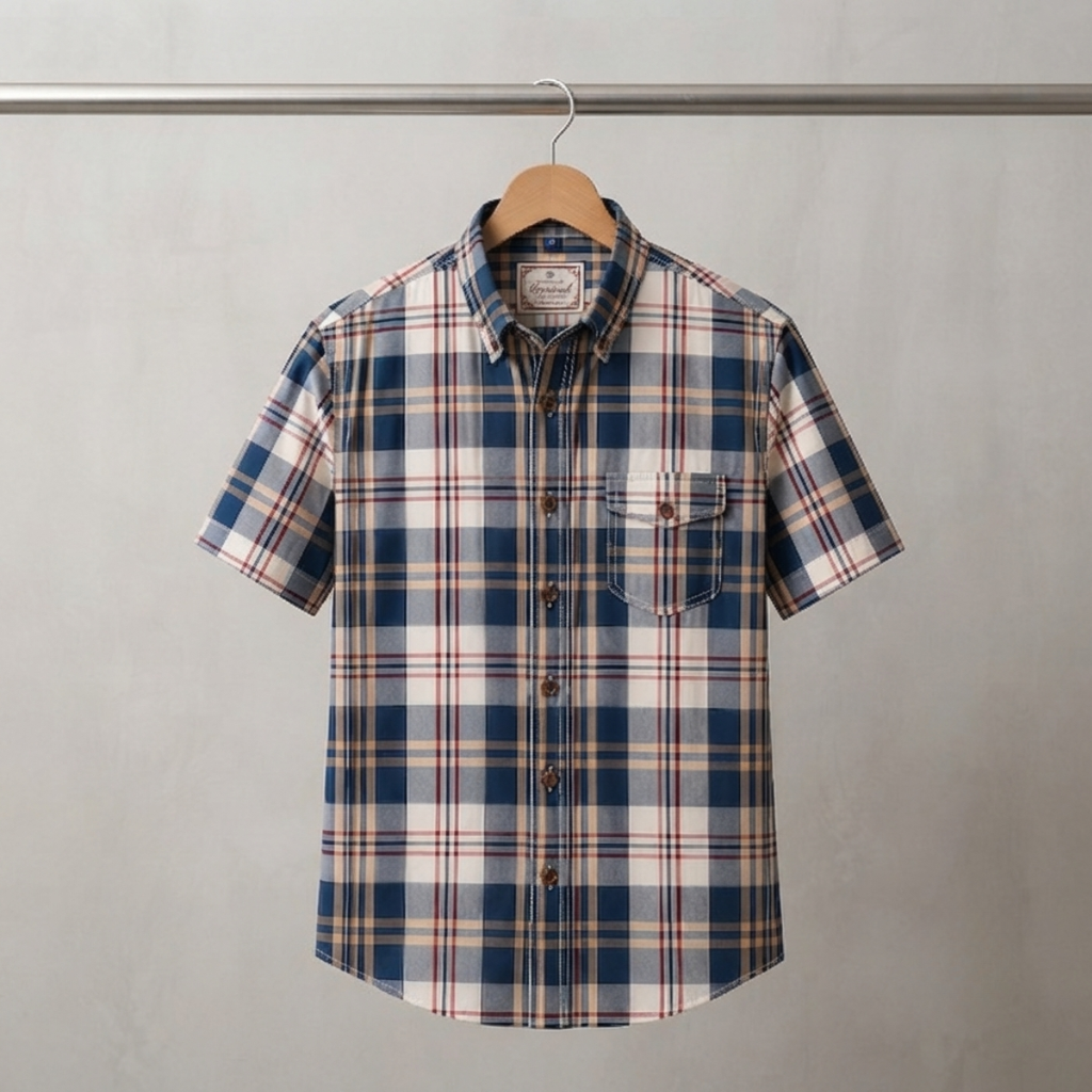 Men's Premium Checked Shirt | Stylish, Comfortable & Perfect for Everyday Wear  | FSS-22