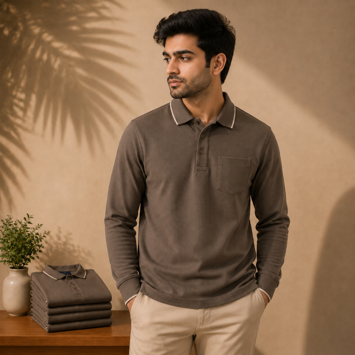 Men’s Stylish Polo T-Shirt for Smart Casual Look | C-04