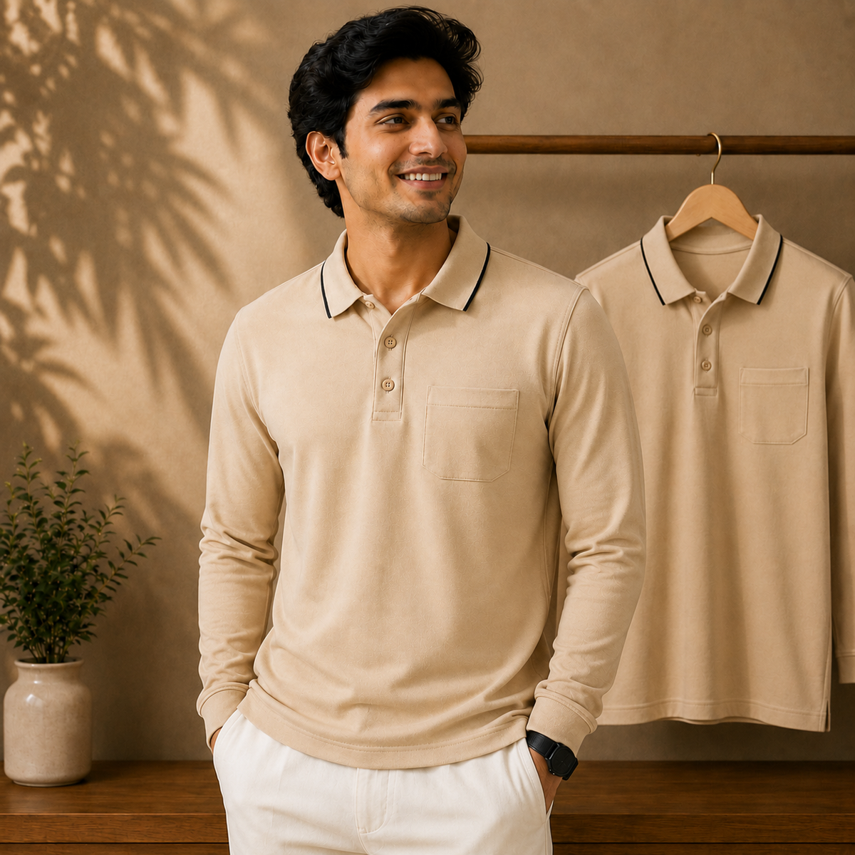 Men’s Stylish Polo T-Shirt for Smart Casual Look | C-11