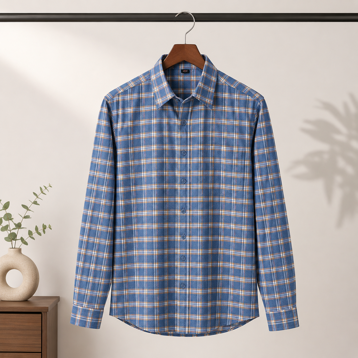 Men's Premium Checked Shirt | Stylish, Comfortable & Perfect for Everyday Wear