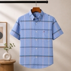 Men's Premium Checked Shirt | Stylish, Comfortable & Perfect for Everyday Wear  | HSS-22