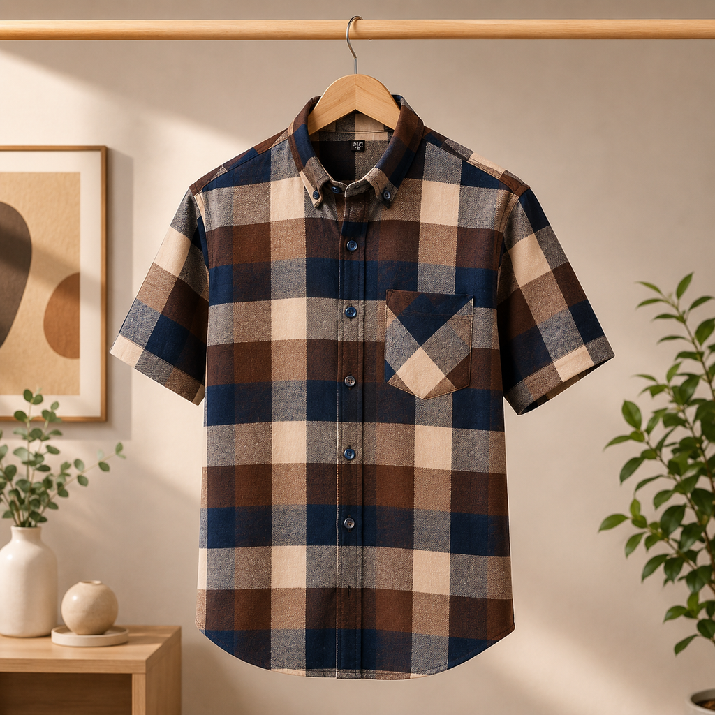 Men's Premium Checked Shirt | Stylish, Comfortable & Perfect for Everyday Wear | FSS-39