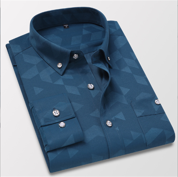 Men's Casual Printed Full Sleeve Shirt - Multicolor | FSS-54