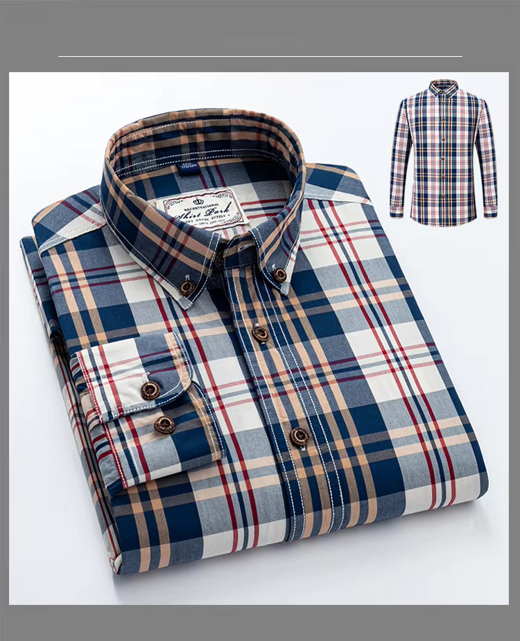 Men's Casual Printed Full Sleeve Shirt - Multicolor | FSS-22