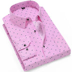 Men's Casual Printed Full Sleeve Shirt - Multicolor | FSS-65