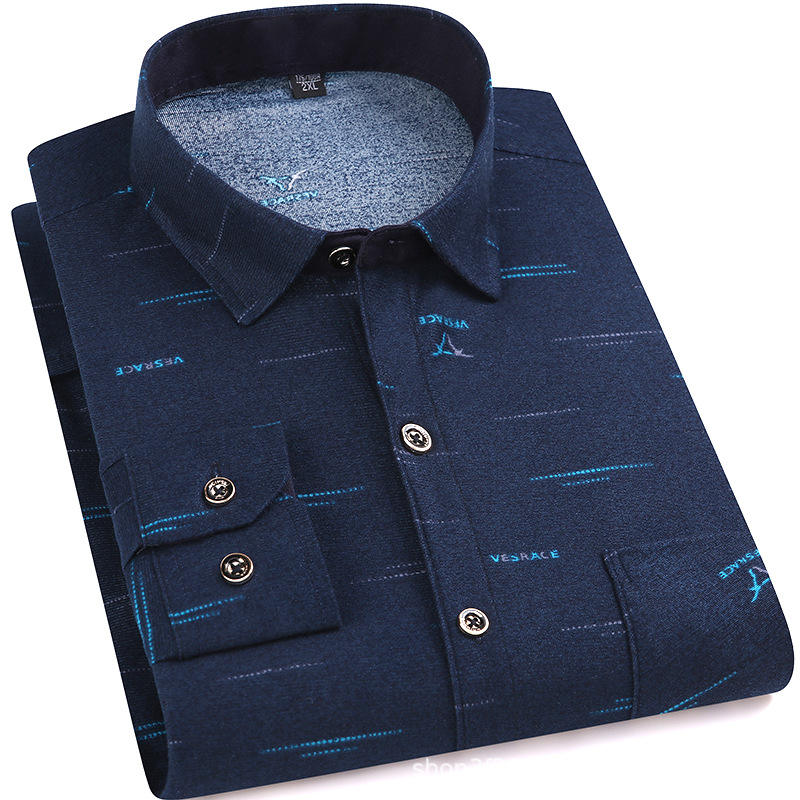 Men's Casual Printed Full Sleeve Shirt - Multicolor | FSS-56