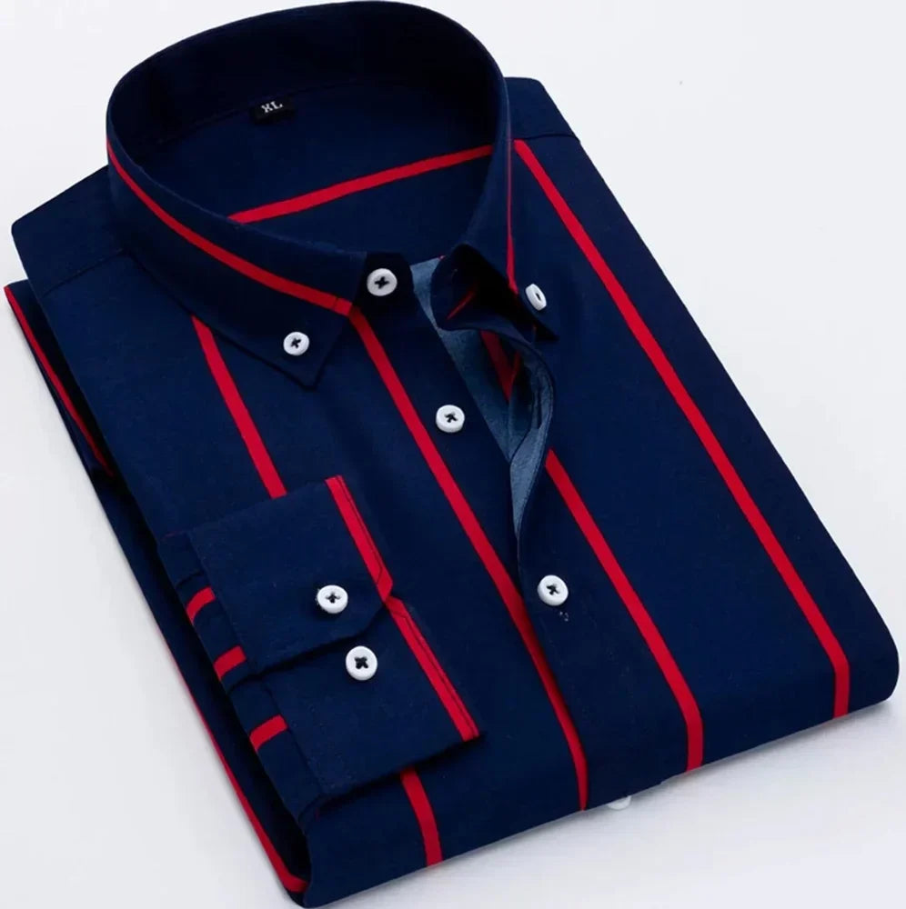 Men's Casual Printed Full Sleeve Shirt - Multicolor | FSS-12