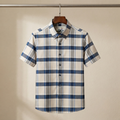 Men's Checked Half Sleeve Shirt - Multicolor | HSS-10